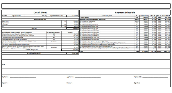 Kolte Patil Dahisar East Costing Plan