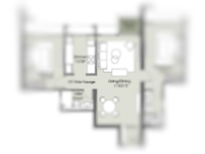 Kolte Patil La Vita Vashi 2BHK Plan