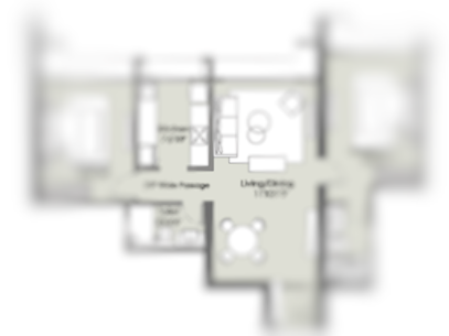 Kolte Patil Project La Vita Vashi 2 BHK Plan