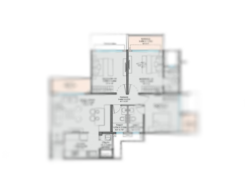 Kolte Patil Vashi 3BHK Plan